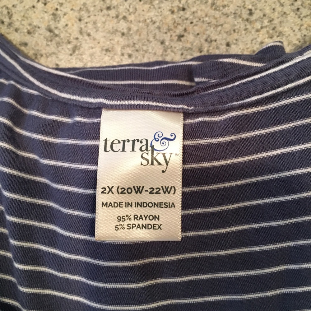 Terra & sky silky shirt